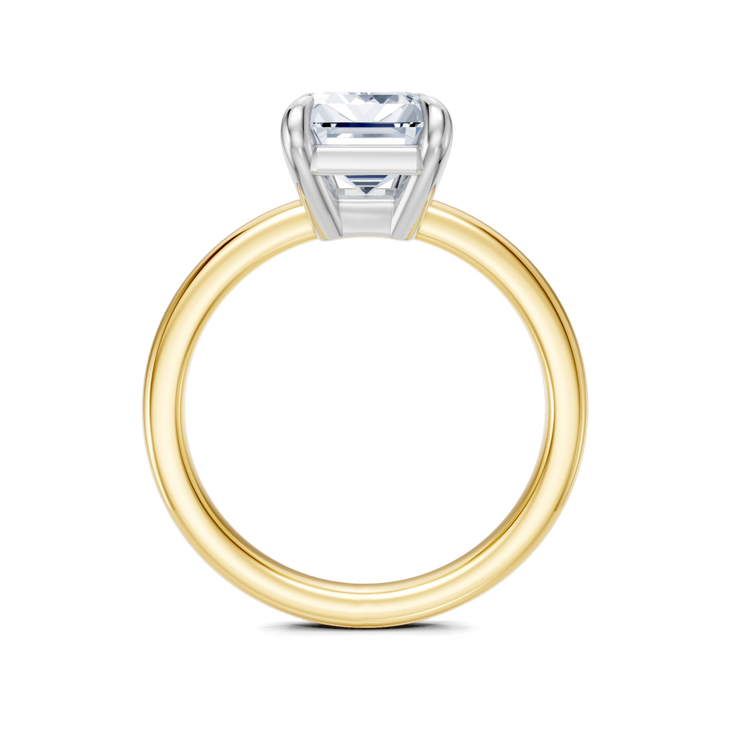 Image for Cabas Solitaire Engagement Ring | 18k Two Tone