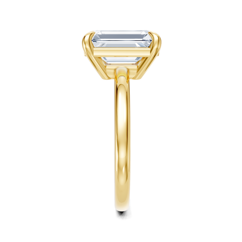 Image for Cabas Solitaire Engagement Ring | 14k Yellow Gold
