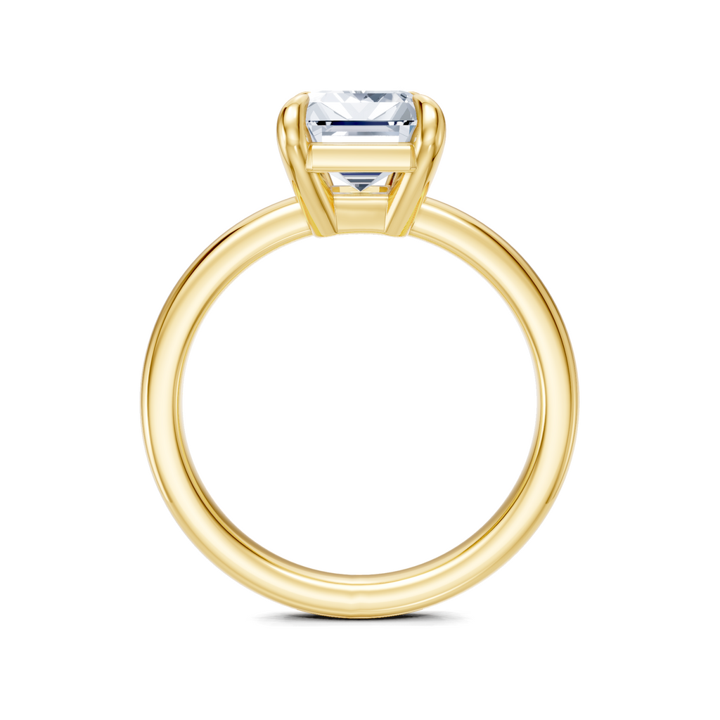 Image for Cabas Solitaire Engagement Ring | 14k Yellow Gold