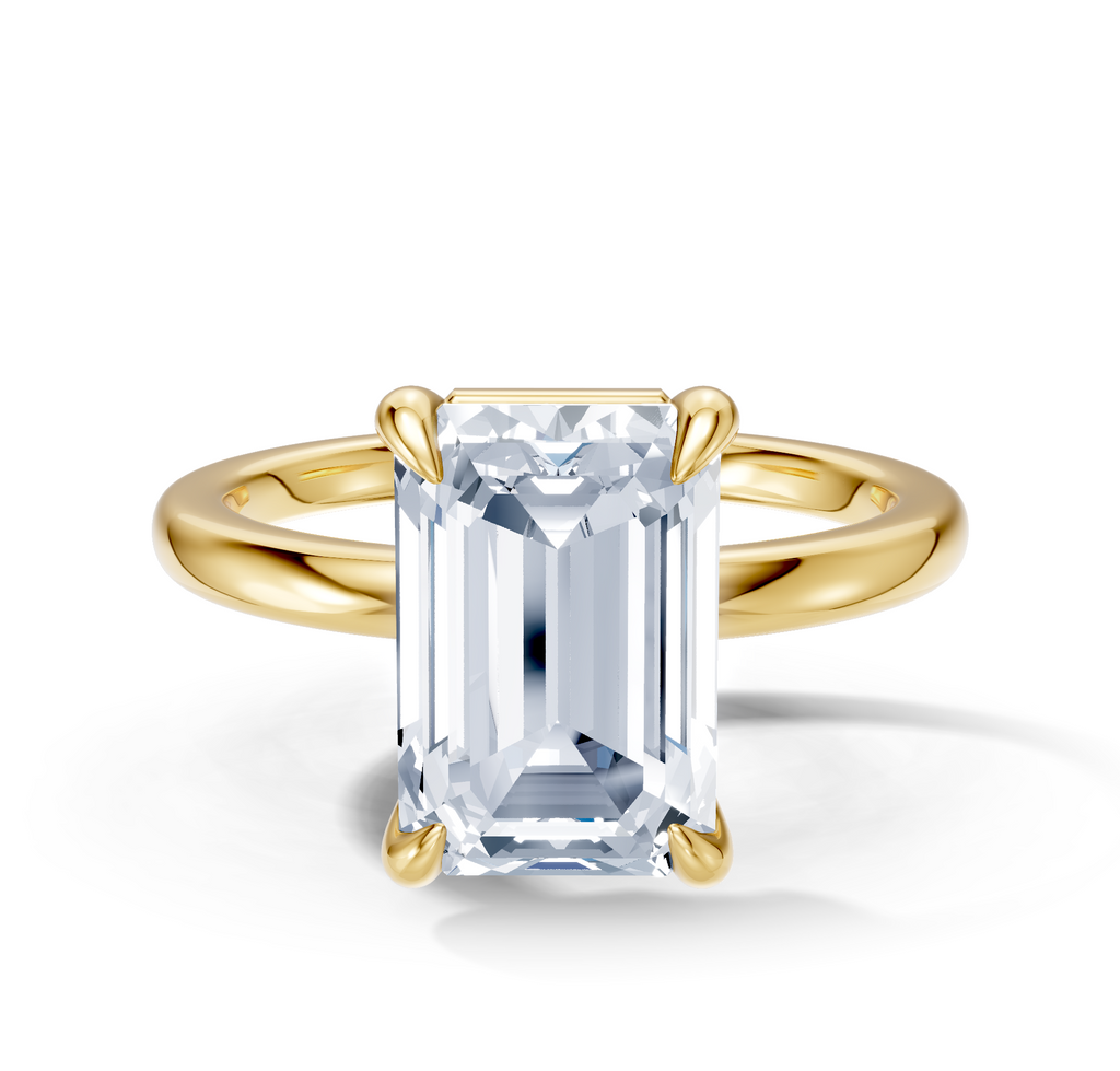 Image for Cabas Solitaire Engagement Ring | 18k Yellow Gold