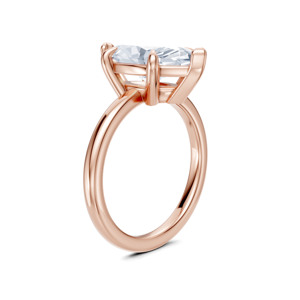 Image for Cabas Solitaire Engagement Ring | 18k Rose Gold