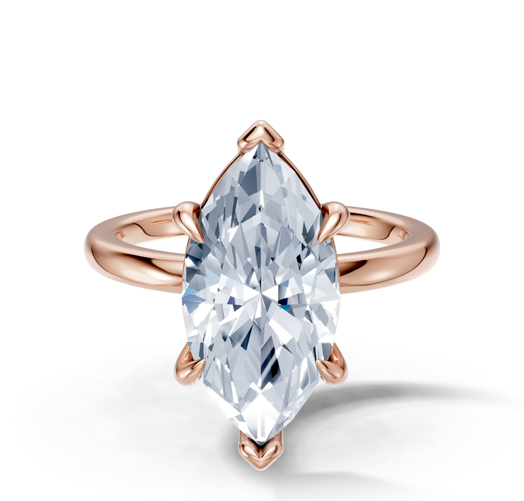 Image for Cabas Solitaire Engagement Ring | 18k Rose Gold