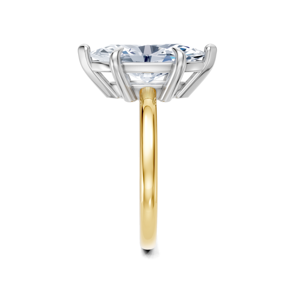 Image for Cabas Solitaire Engagement Ring | 18k Two Tone