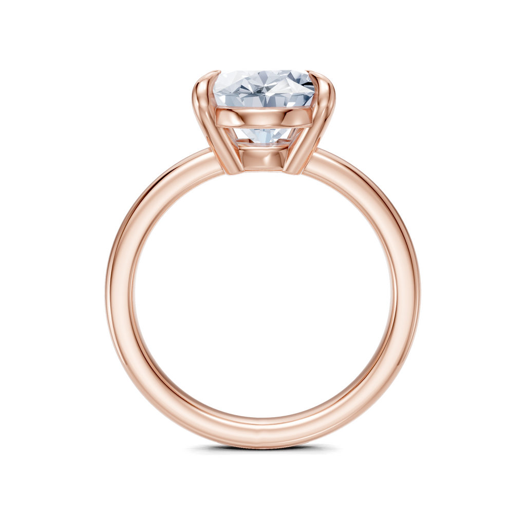Image for Cabas Solitaire Engagement Ring | 14k Rose Gold