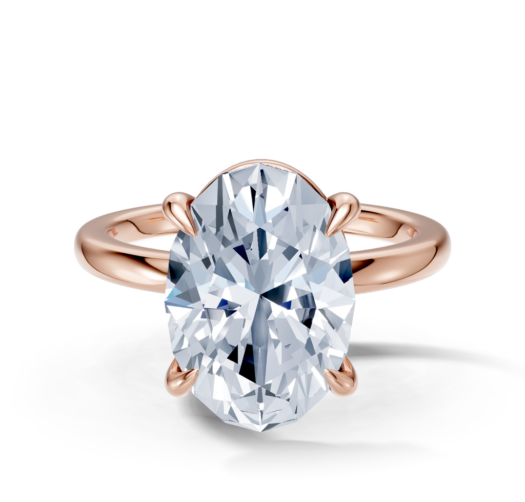 Image for Cabas Solitaire Engagement Ring | 18k Rose Gold