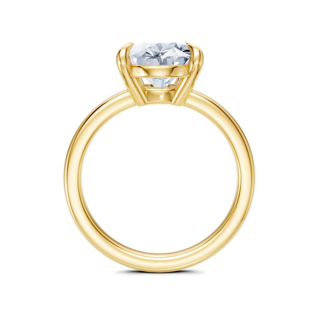 Image for Cabas Solitaire Engagement Ring | 14k Yellow Gold