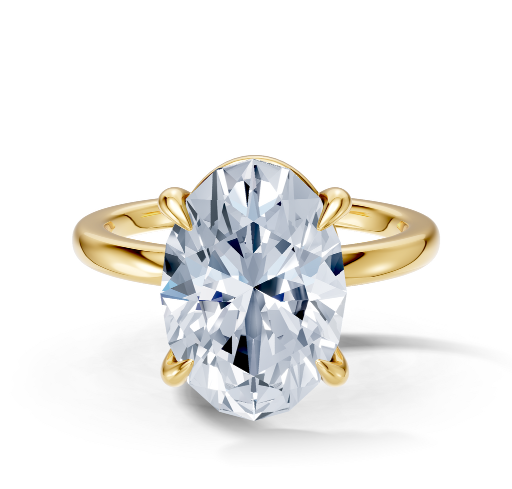Image for Cabas Solitaire Engagement Ring | 18k Yellow Gold