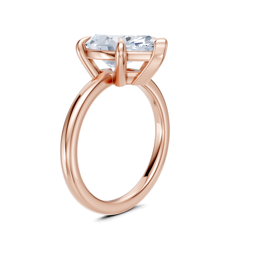 Image for Cabas Solitaire Engagement Ring | 18k Rose Gold