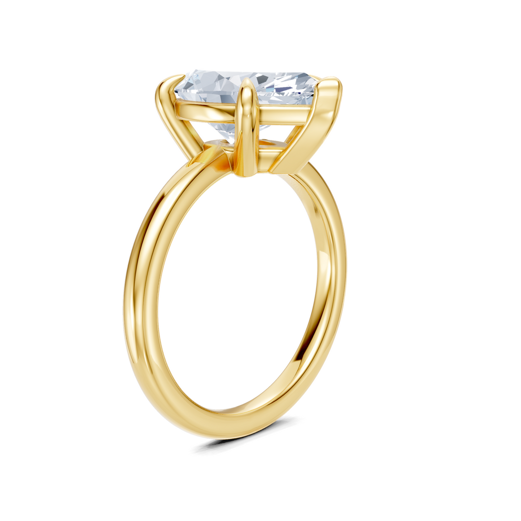 Image for Cabas Solitaire Engagement Ring | 18k Yellow Gold