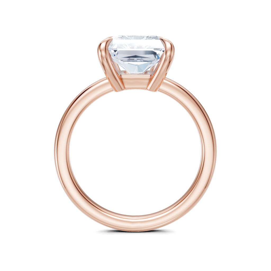 Image for Cabas Solitaire Engagement Ring | 14k Rose Gold