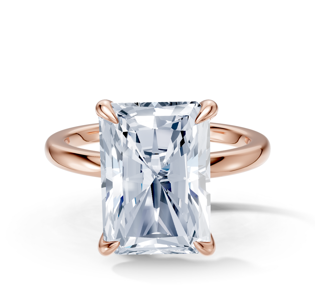 Image for Cabas Solitaire Engagement Ring | 18k Rose Gold
