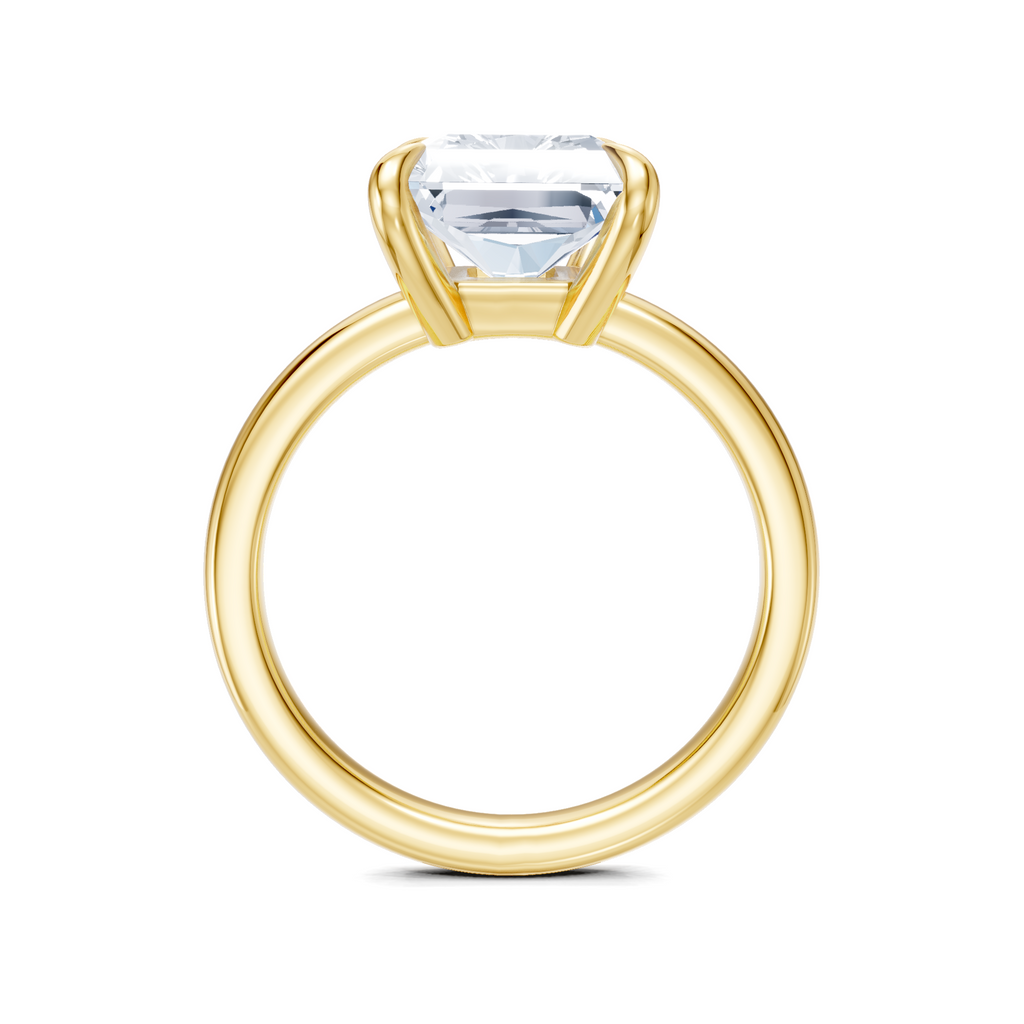 Image for Cabas Solitaire Engagement Ring | 14k Yellow Gold