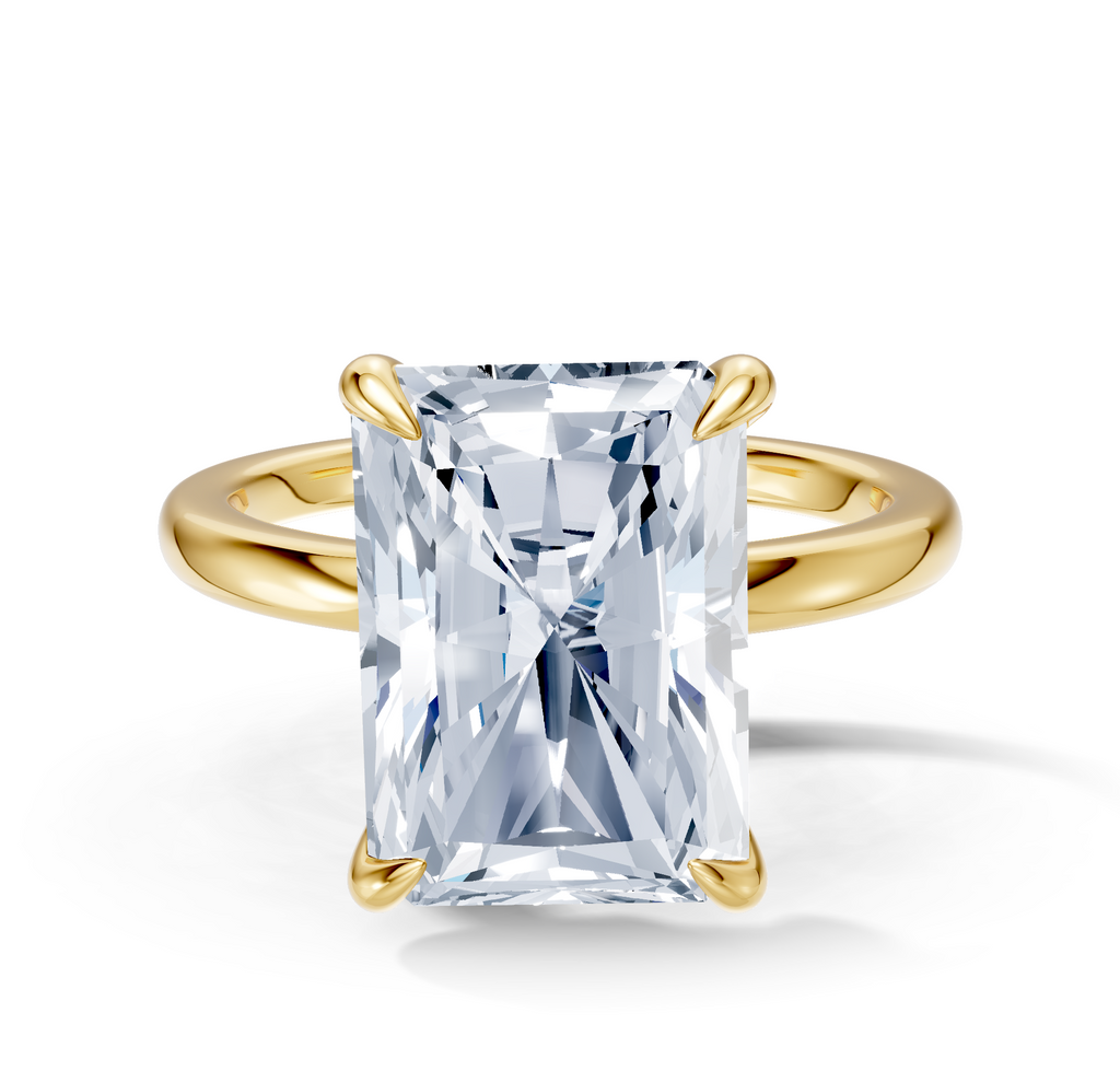 Image for Cabas Solitaire Engagement Ring | 18k Yellow Gold