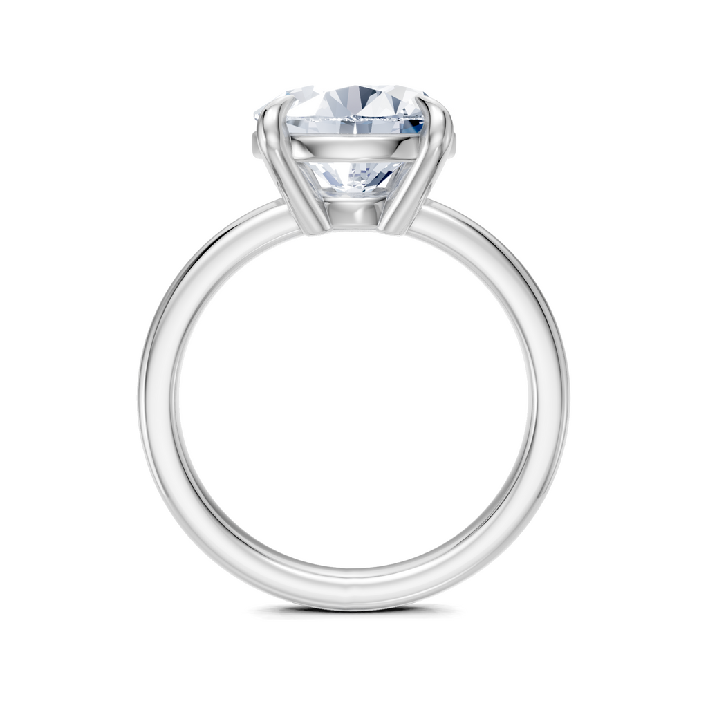 Image for Cabas Solitaire Engagement Ring | 18k White Gold