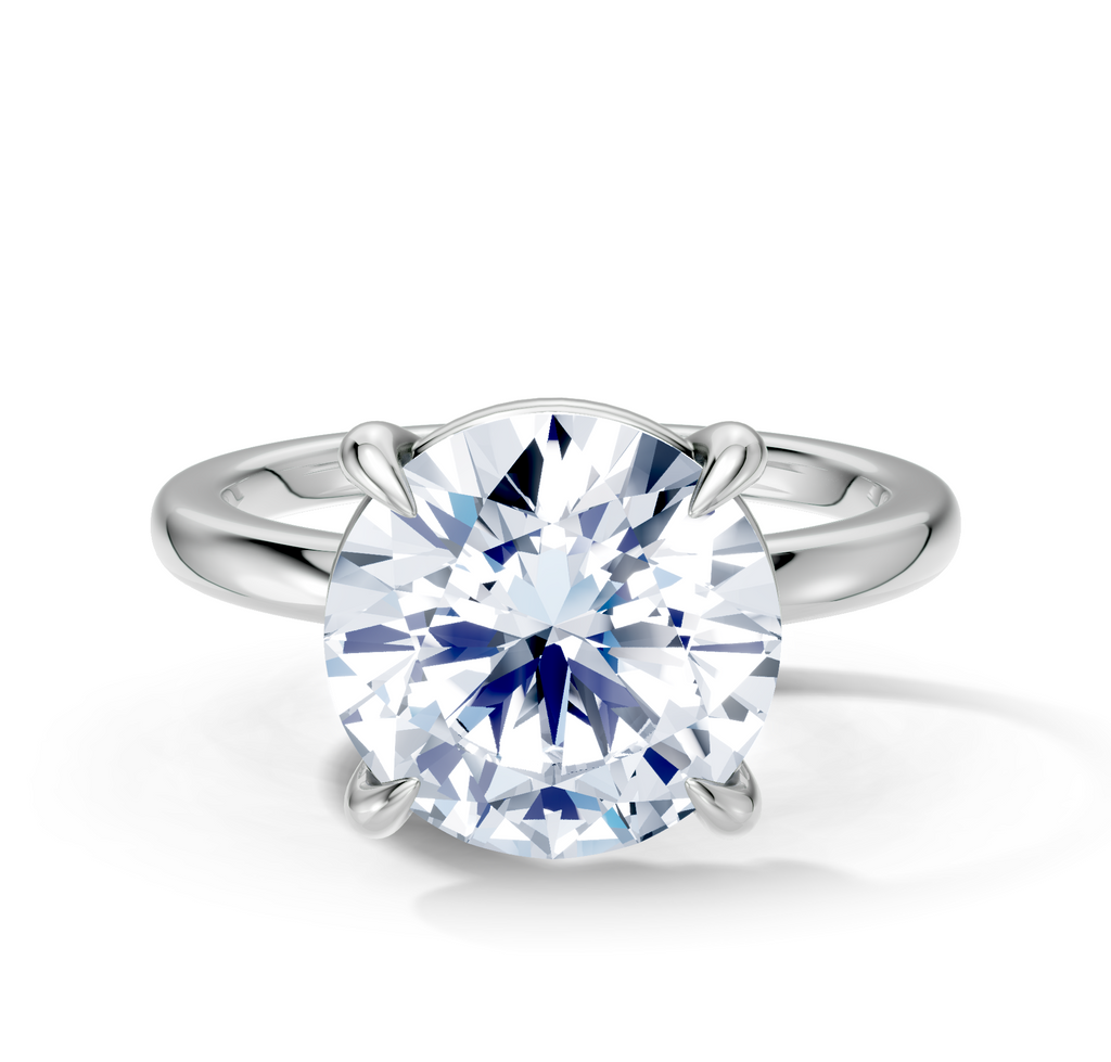Image for Cabas Solitaire Engagement Ring | 18k White Gold