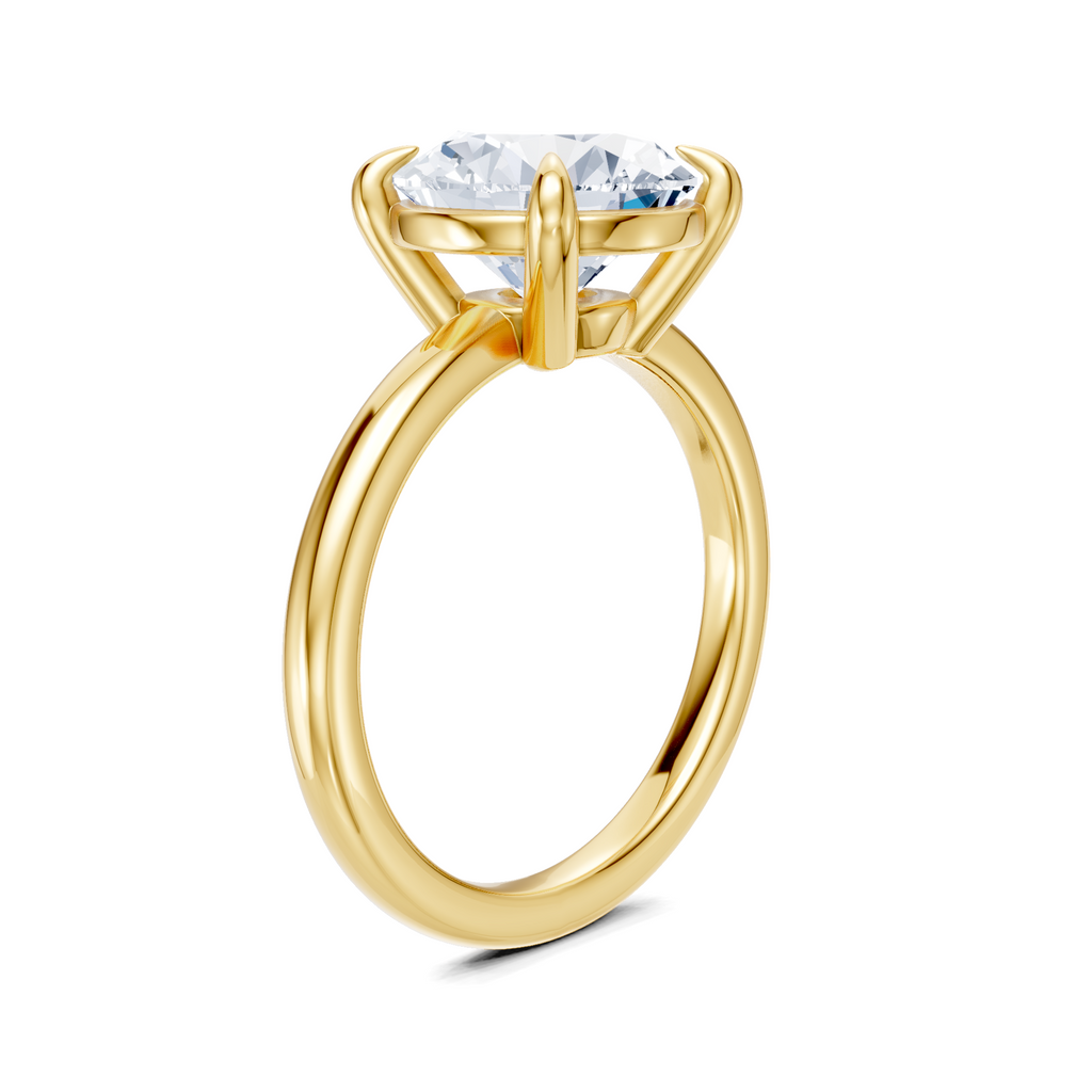 Image for Cabas Solitaire Engagement Ring | 18k Yellow Gold