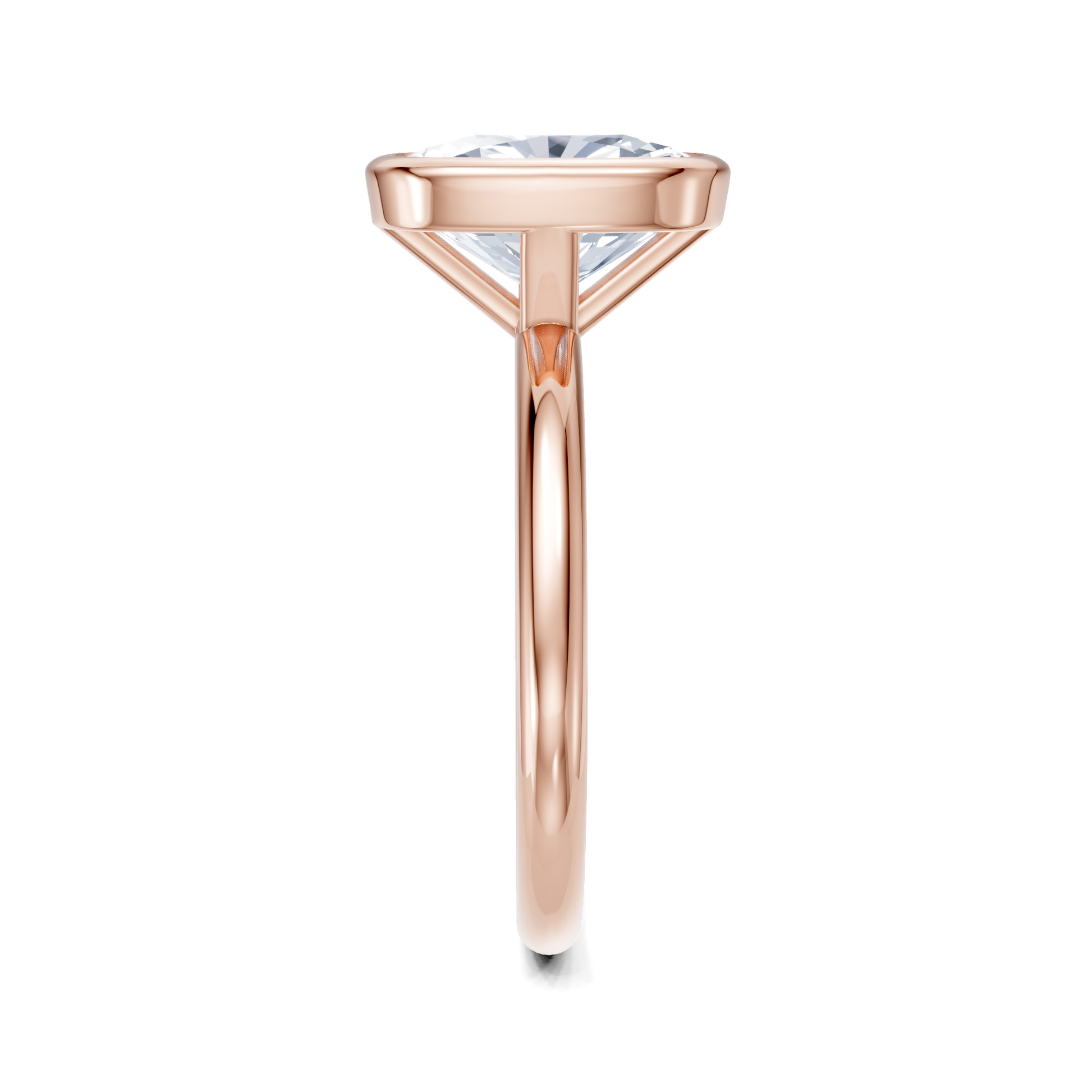 Image for Continu Bezel Set | 18k Rose Gold