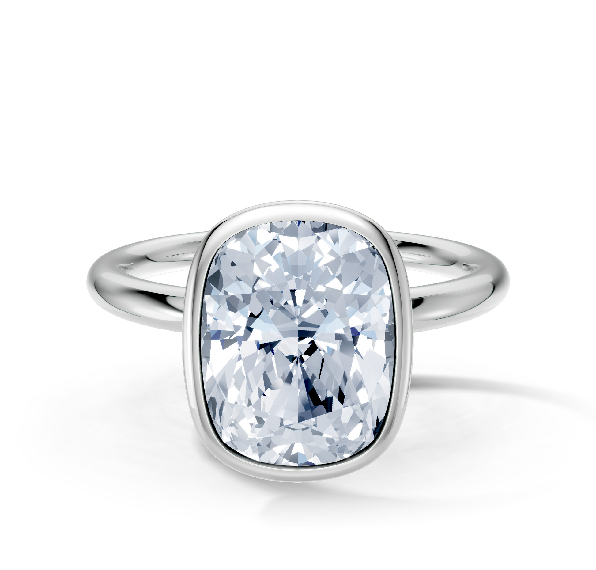 Image for Continu Bezel Set | 14k White Gold