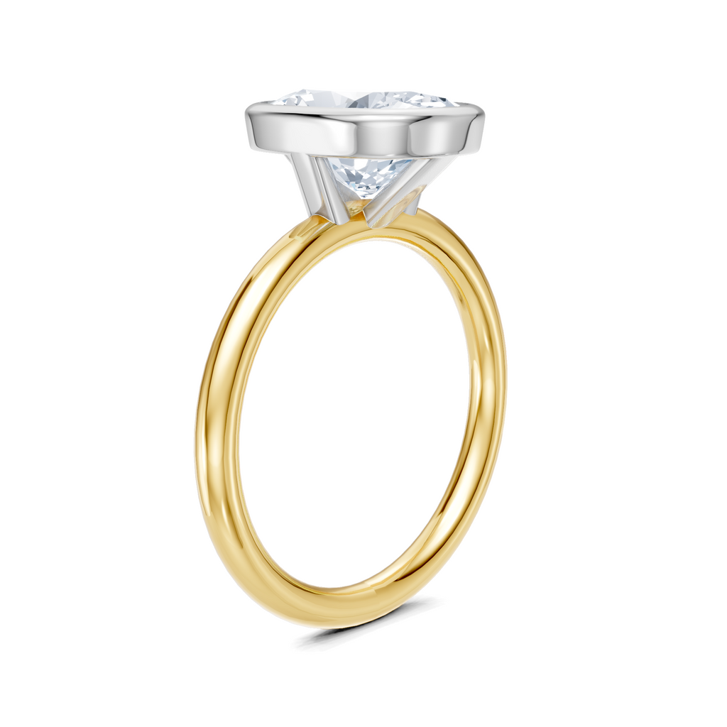 Image for Continu Bezel Set| 14k Two Tone