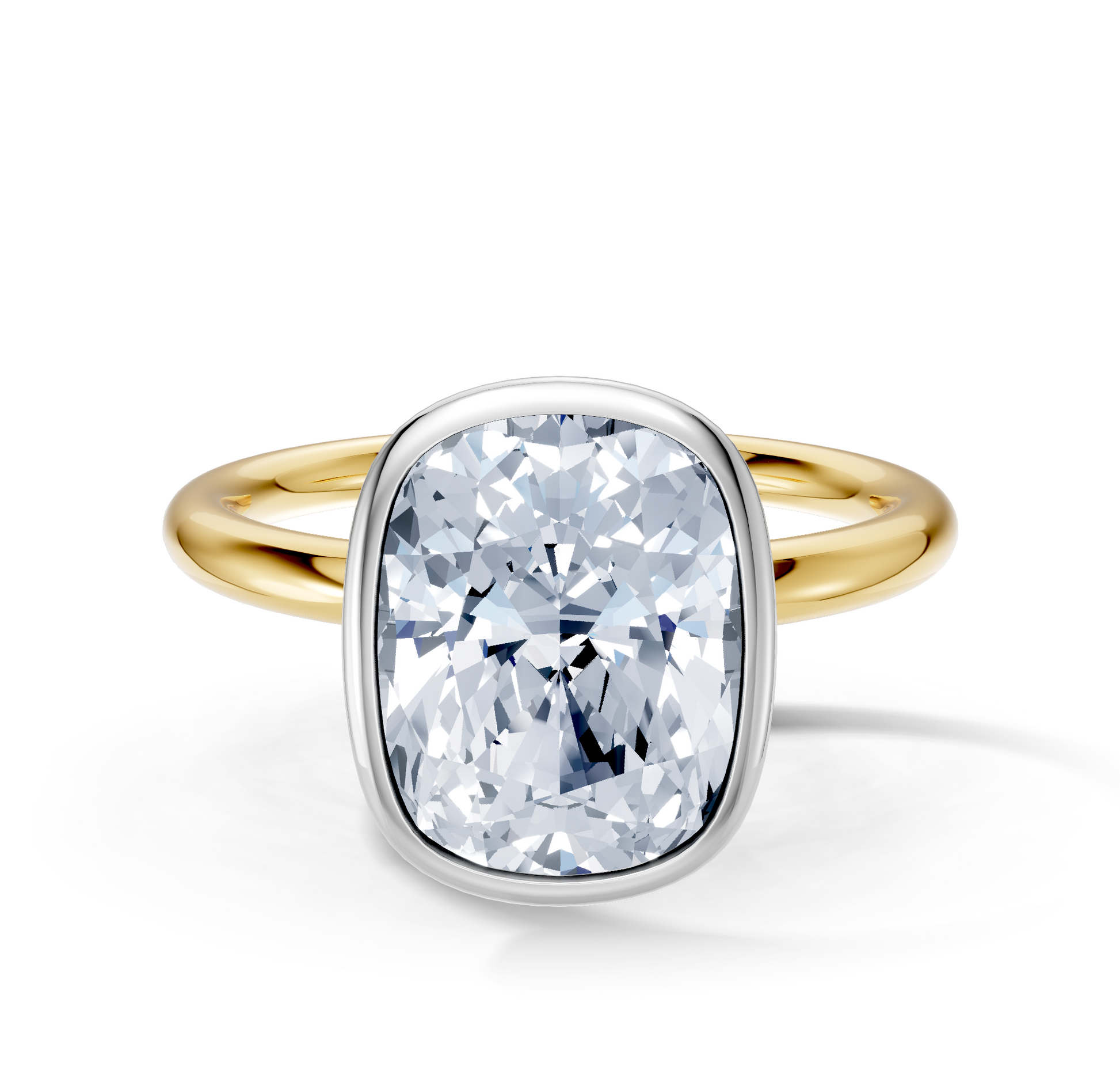 Image for Continu Bezel Set| 14k Two Tone