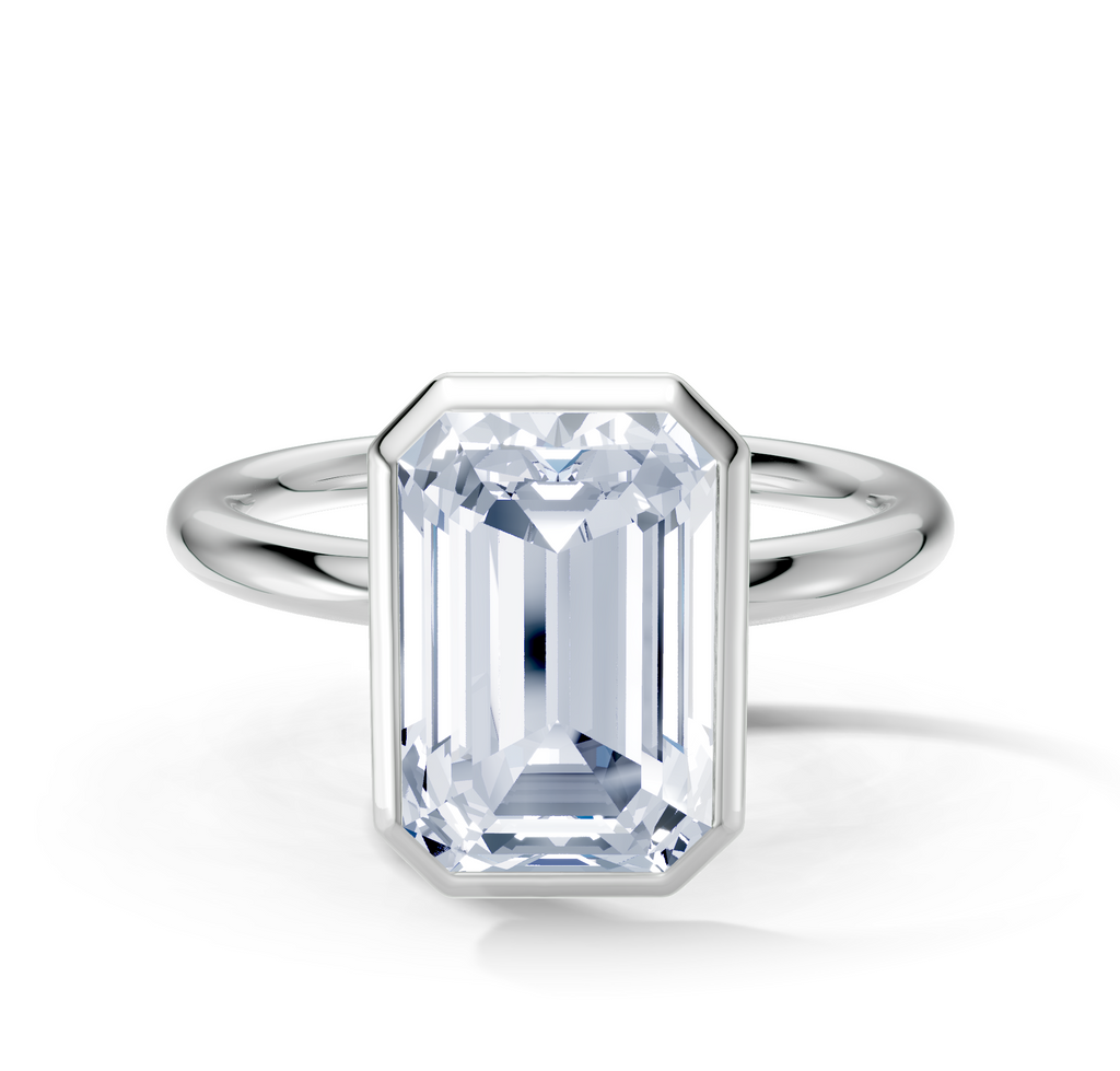 Image for Continu Bezel Set | 18k White Gold
