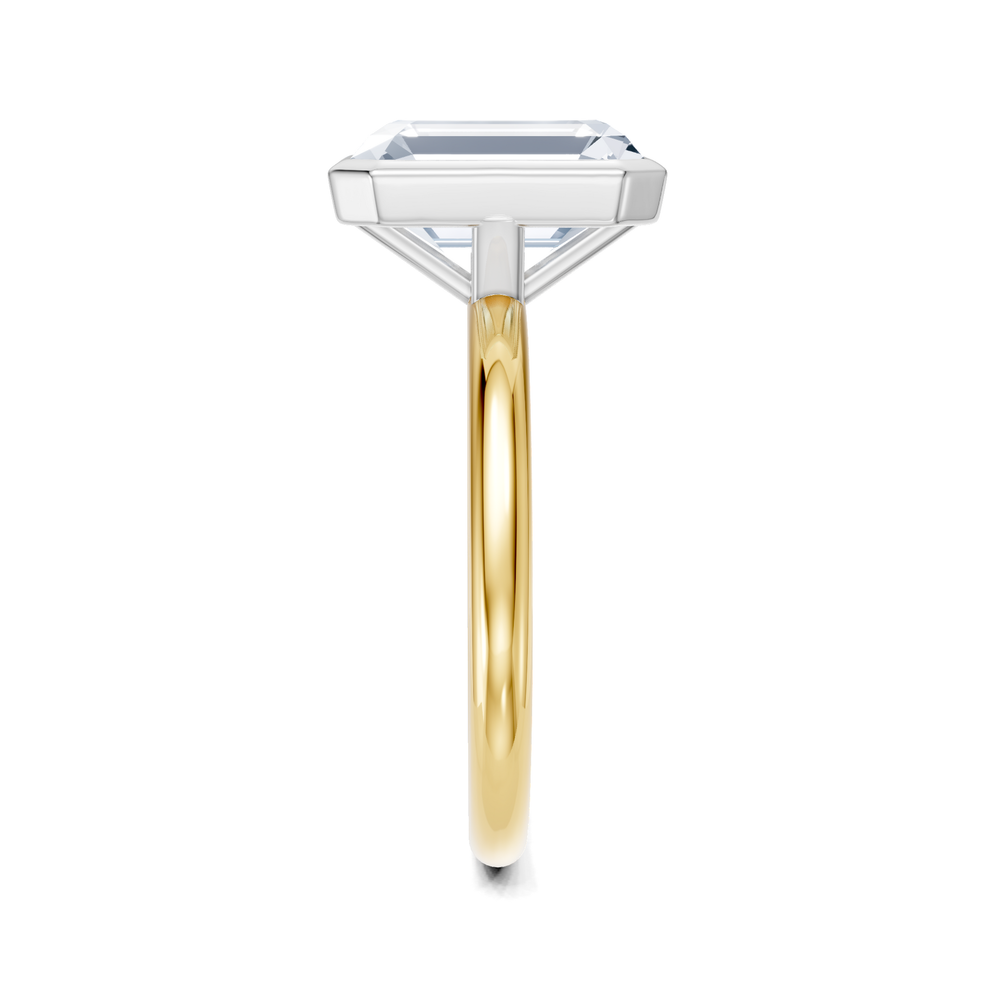 Image for Continu Bezel Set | 14k Two Tone
