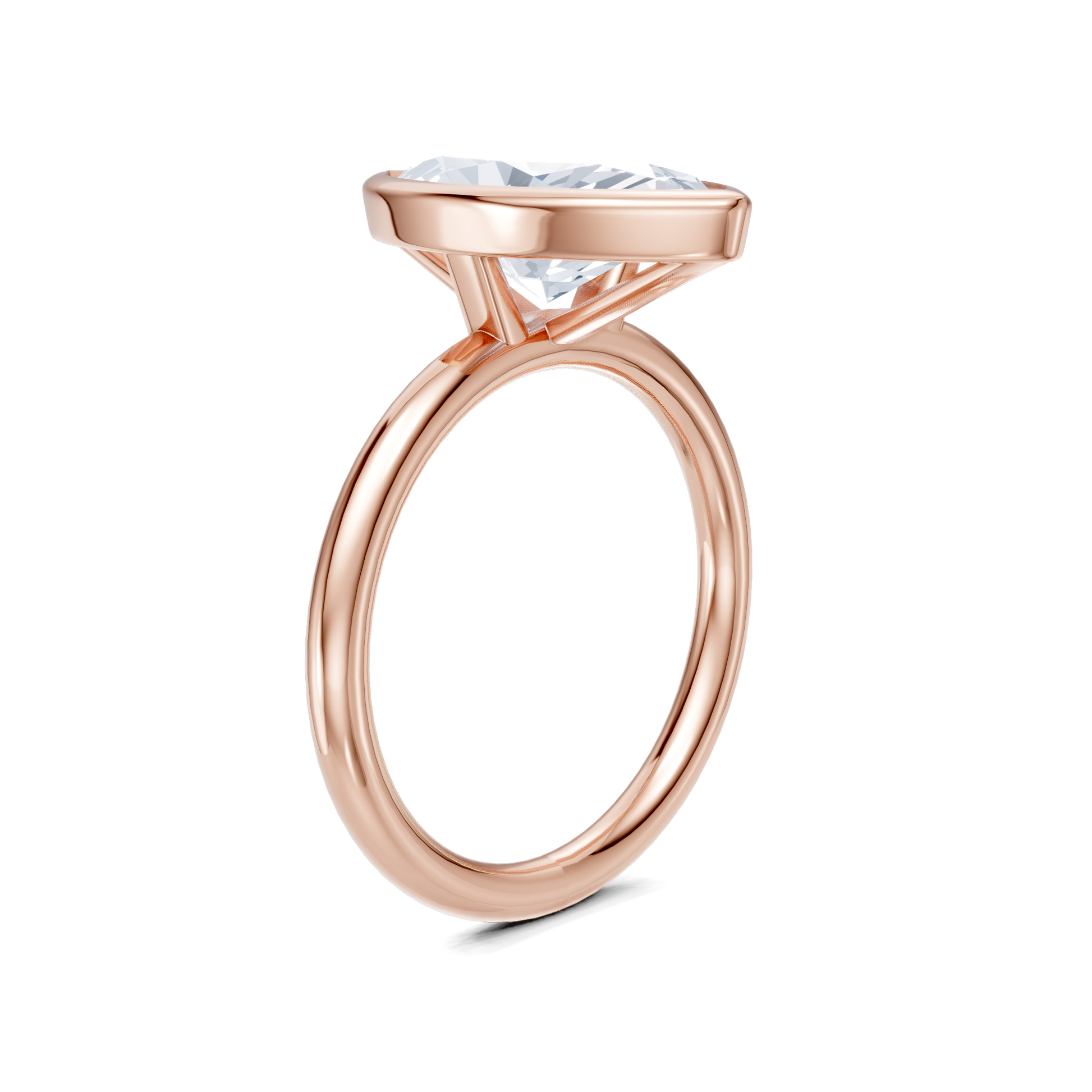 Image for Continu Bezel Set | 18k Rose Gold