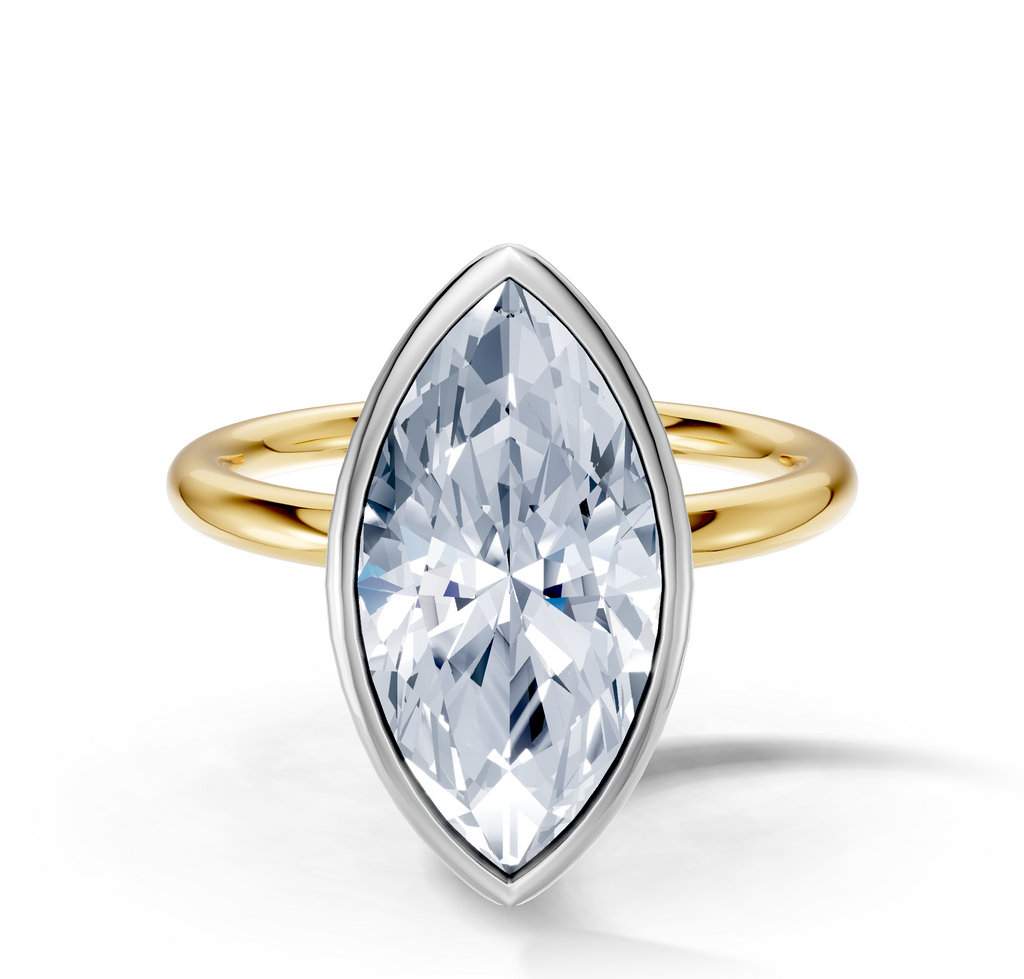 Image for Continu Bezel Set | 14k Two Tone