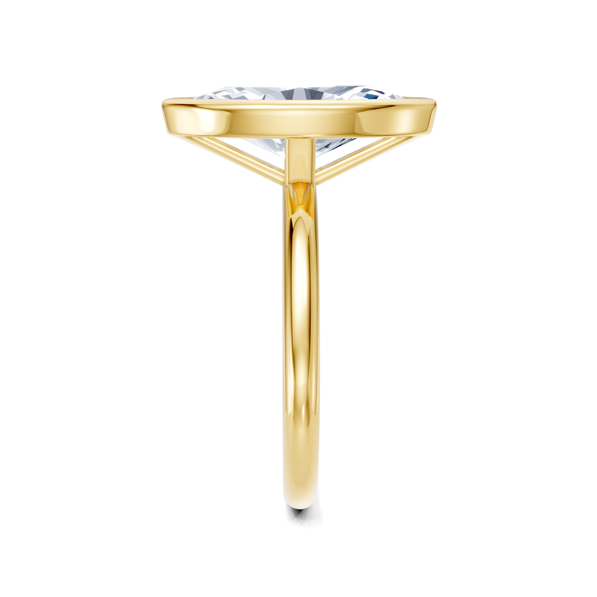 Image for Continu Bezel Set | 18k Yellow Gold