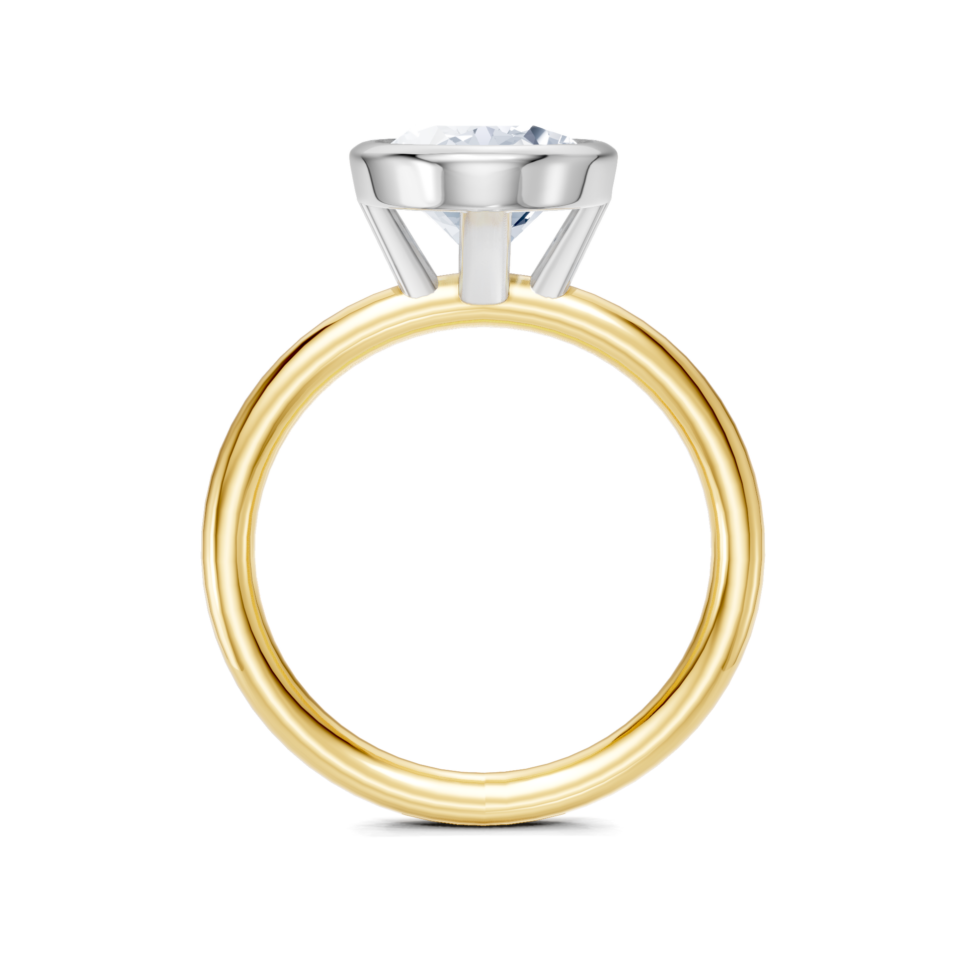 Image for Continu Bezel Set| 18k Two Tone