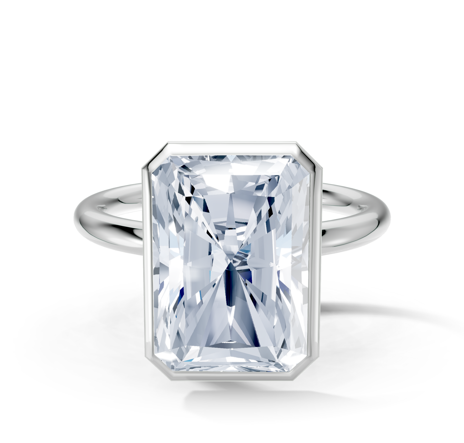 Image for Continu Bezel Set | 18k White Gold