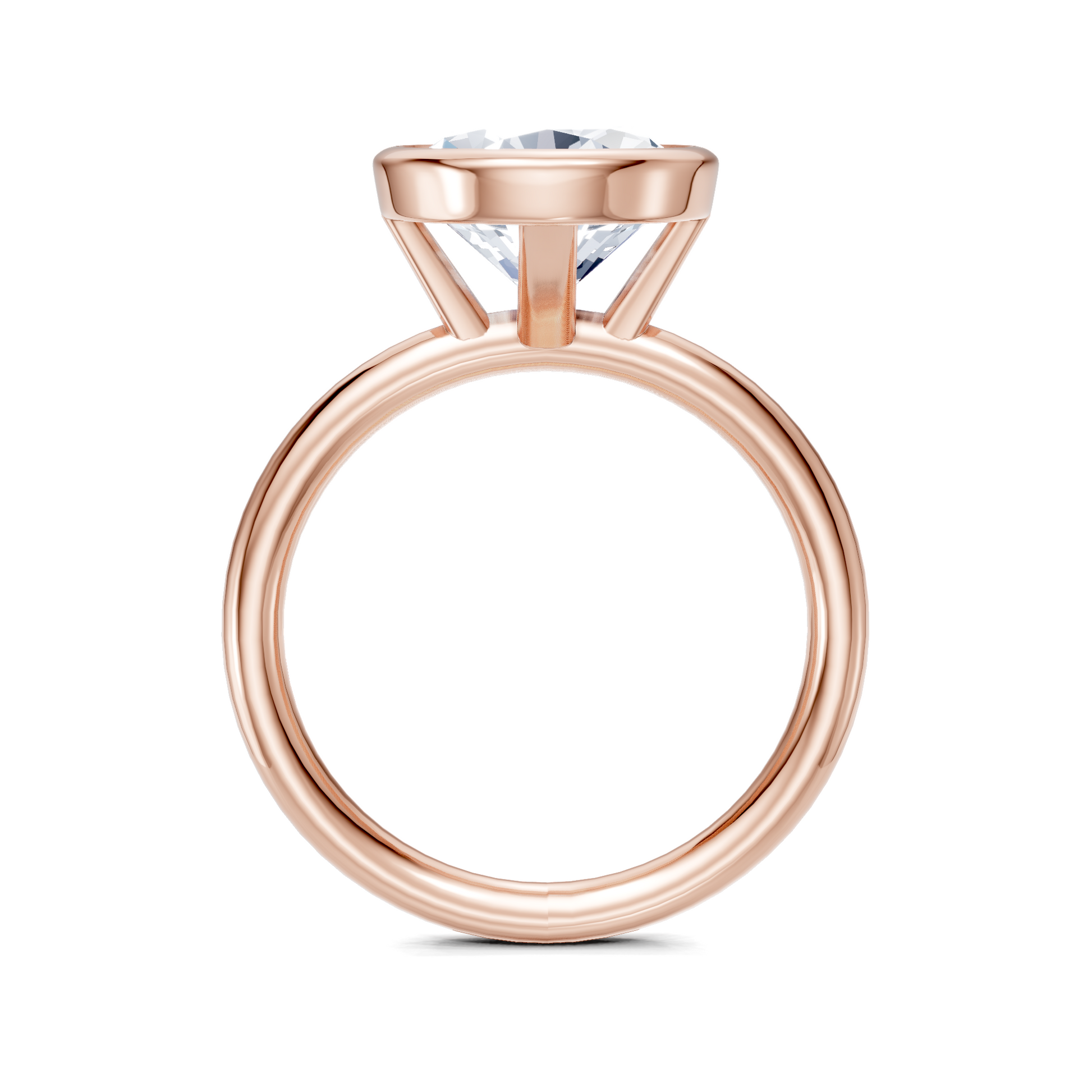 Image for Continu Bezel Set | 18k Rose Gold