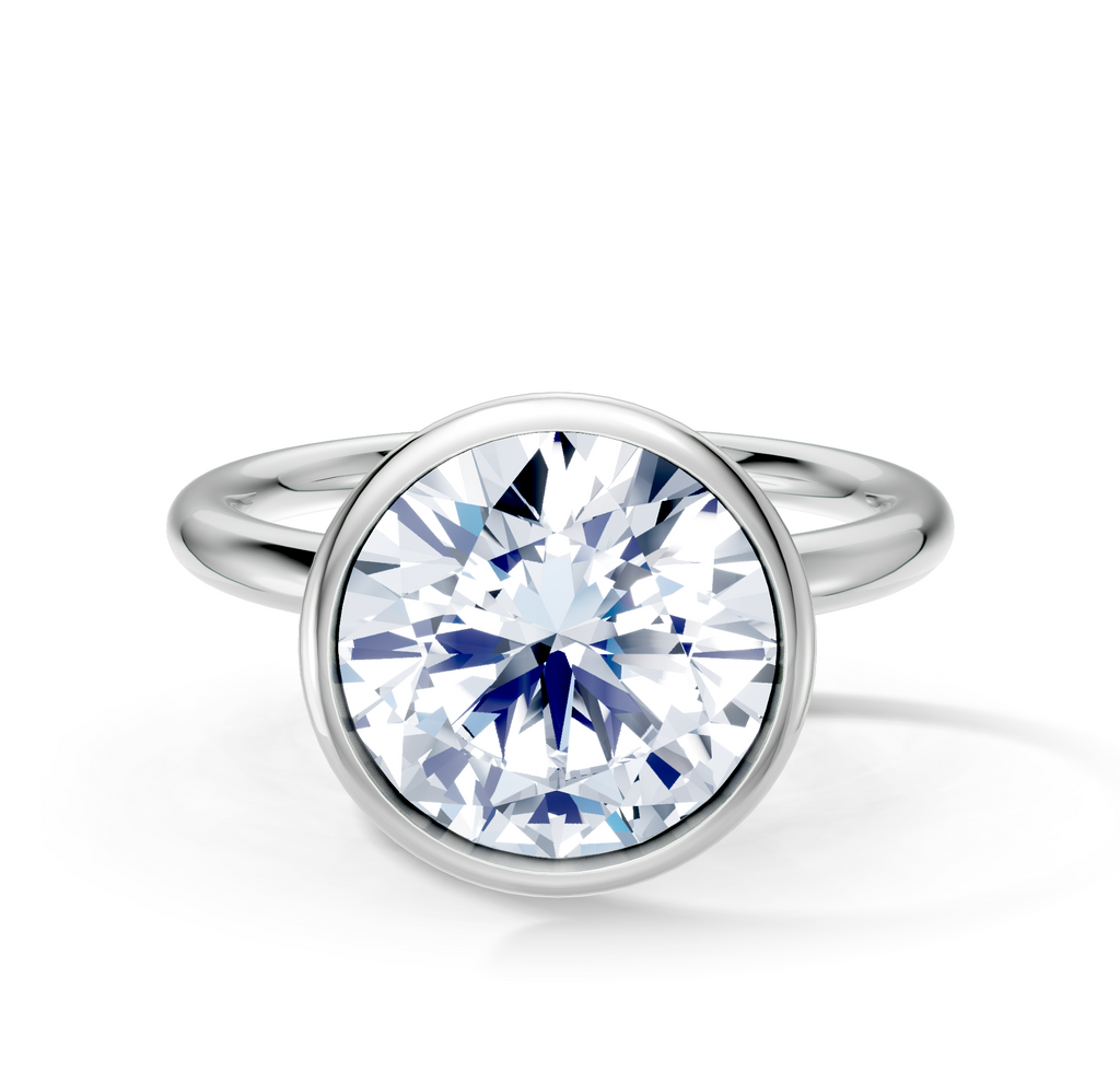 Image for Continu Bezel Set | 18k White Gold