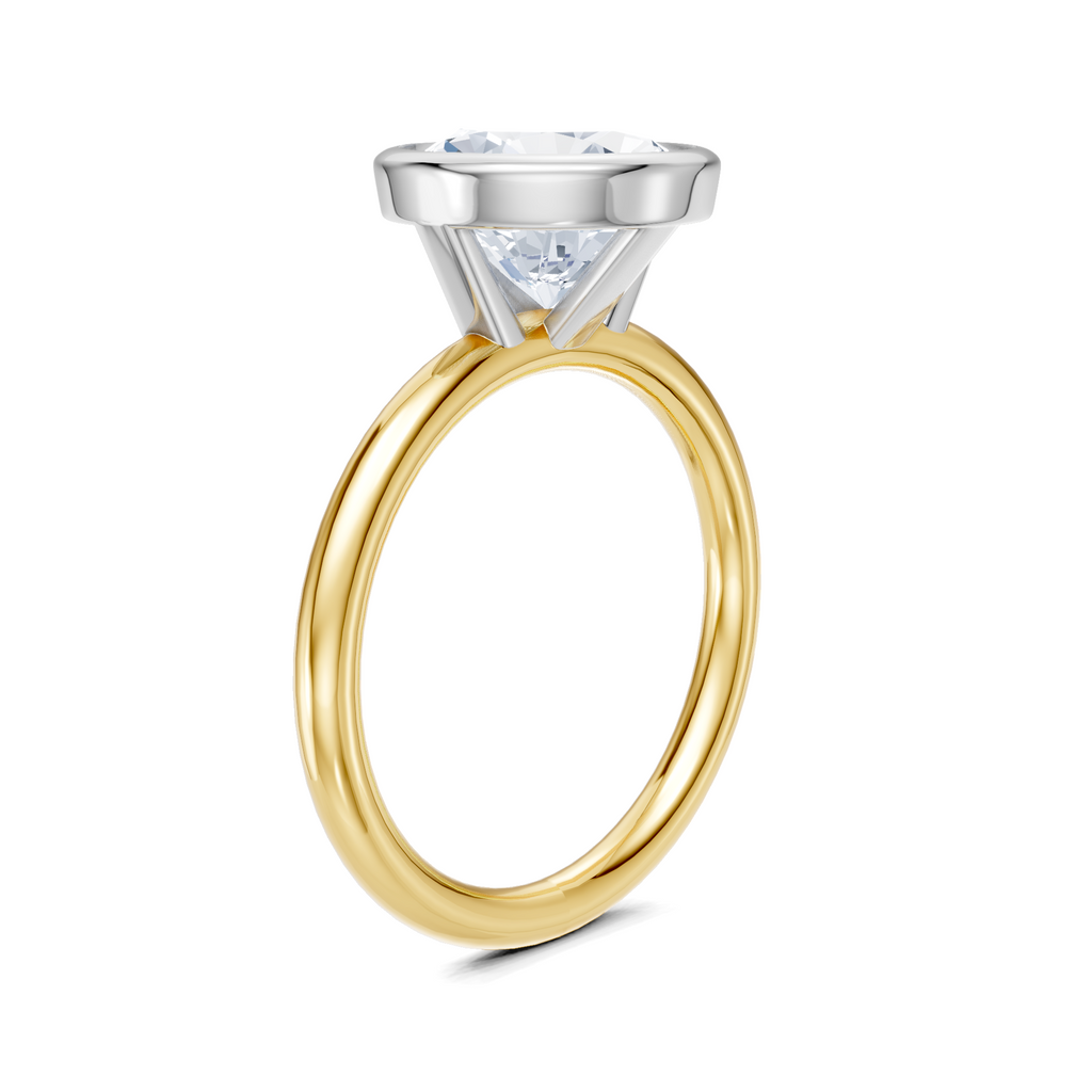Image for Continu Bezel Set | 14k Two Tone