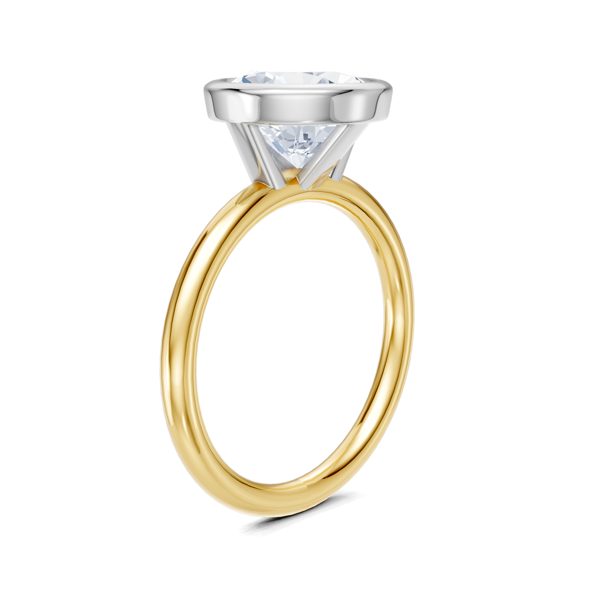 Image for Continu Bezel Set | 14k Two Tone