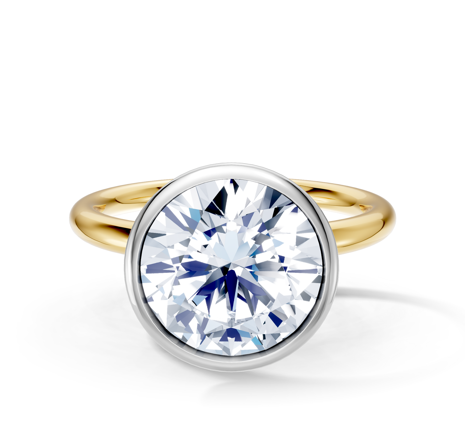 Image for Continu Bezel Set | 18k Two Tone