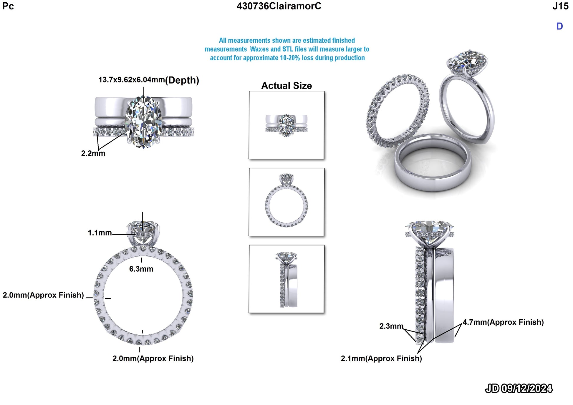 Mark U. Wedding Set