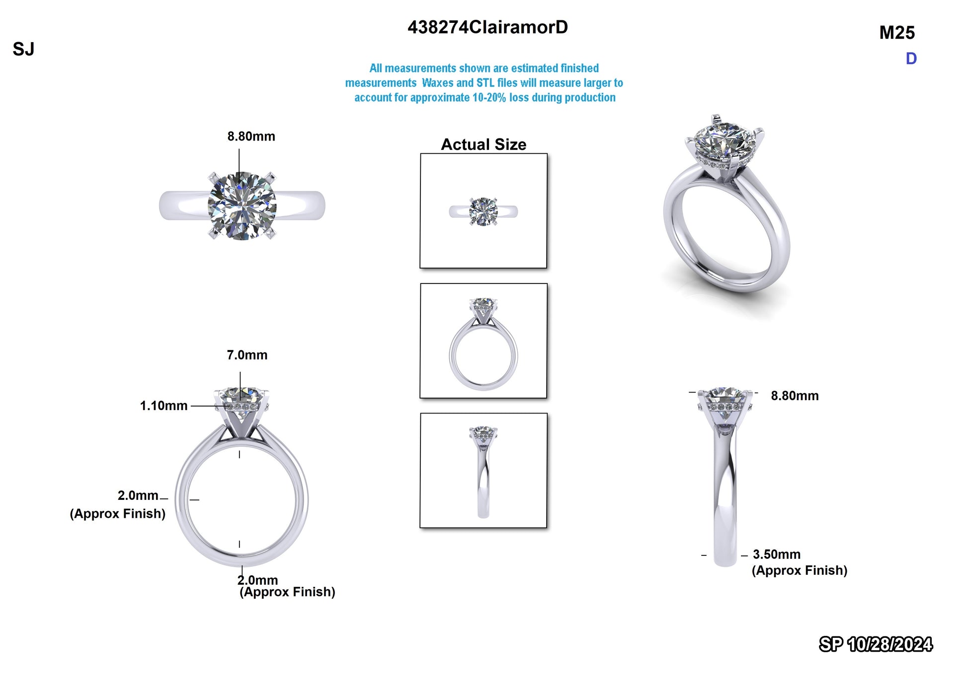 Sierra M. Custom Engagement Ring