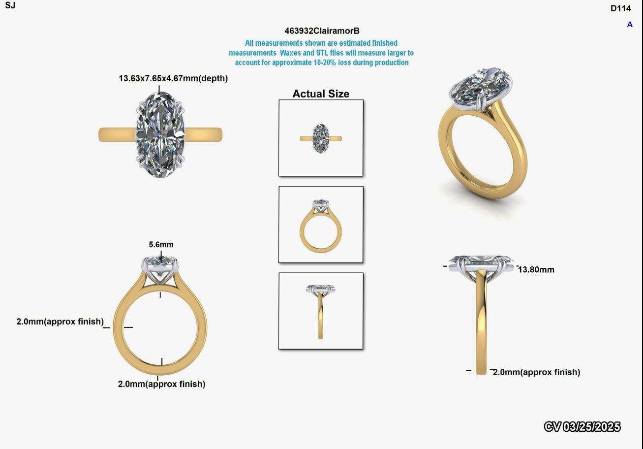 Lyndsay R. Custom Engagement Ring