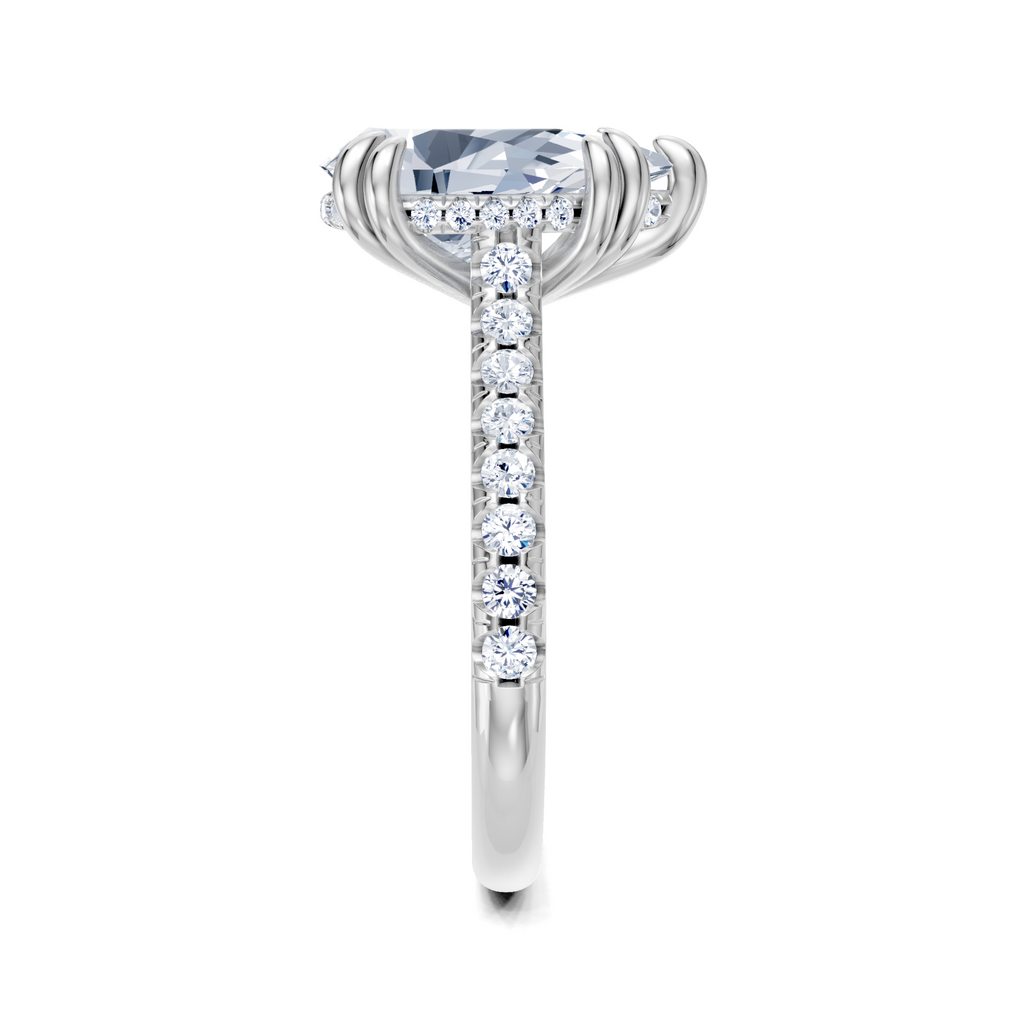 Image for Chateau Side Stone Engagement Ring | Platinum