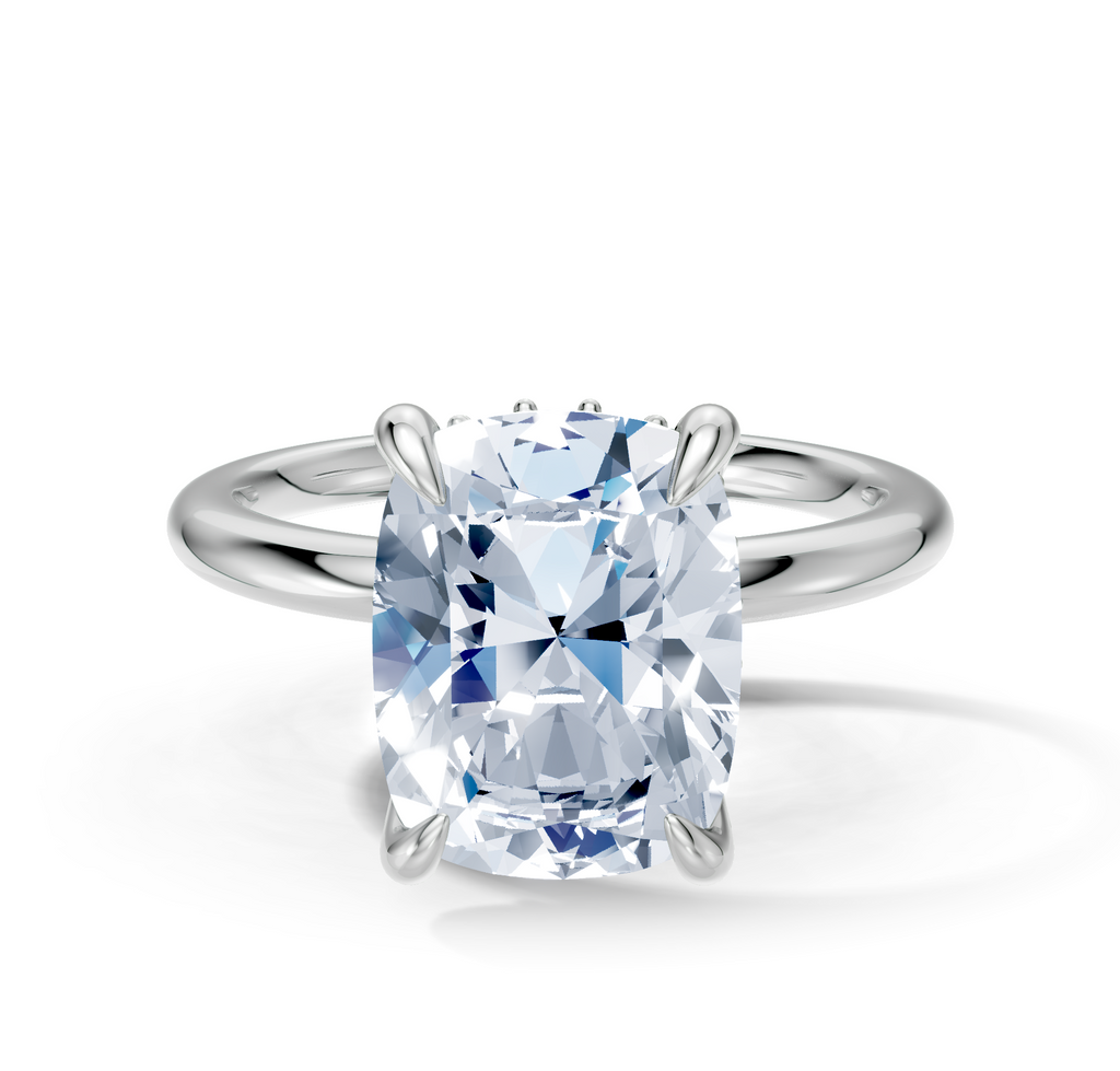 Image for Belle Side Stone Engagement Ring | Platinum