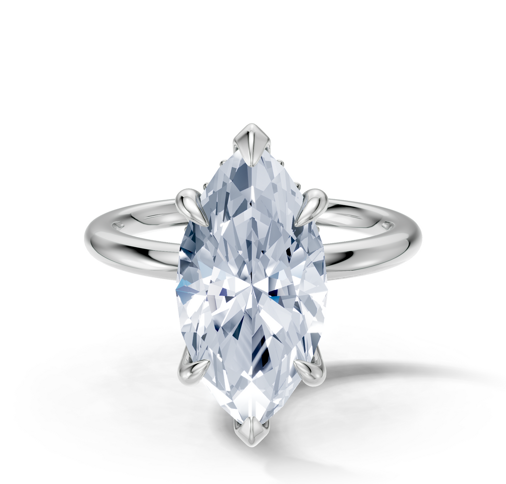 Image for Belle Side Stone Engagement Ring | Platinum