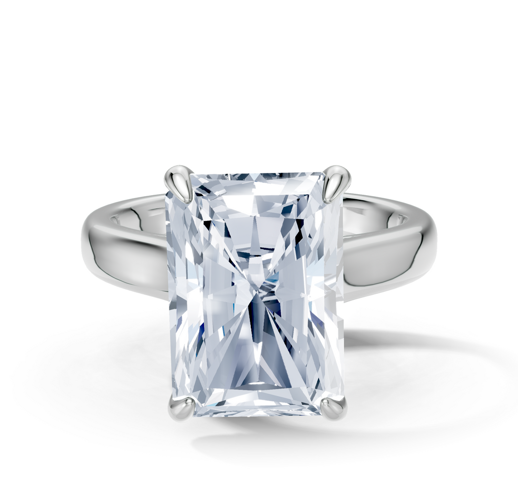 Image for Aurore Side Stone Engagement Ring | Platinum