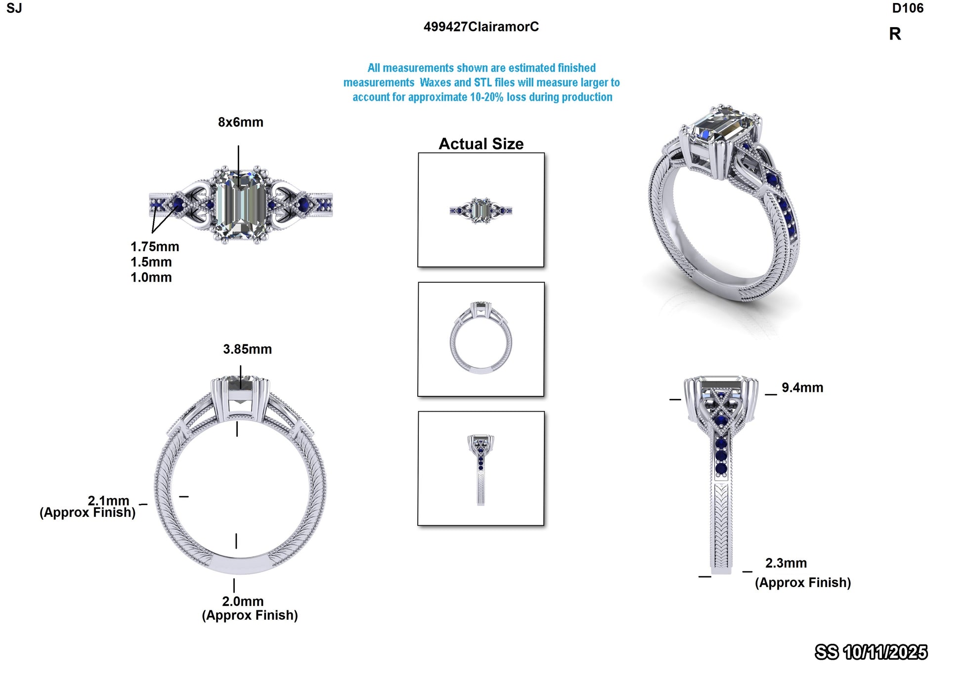 Pam M. Custom Engagement Ring