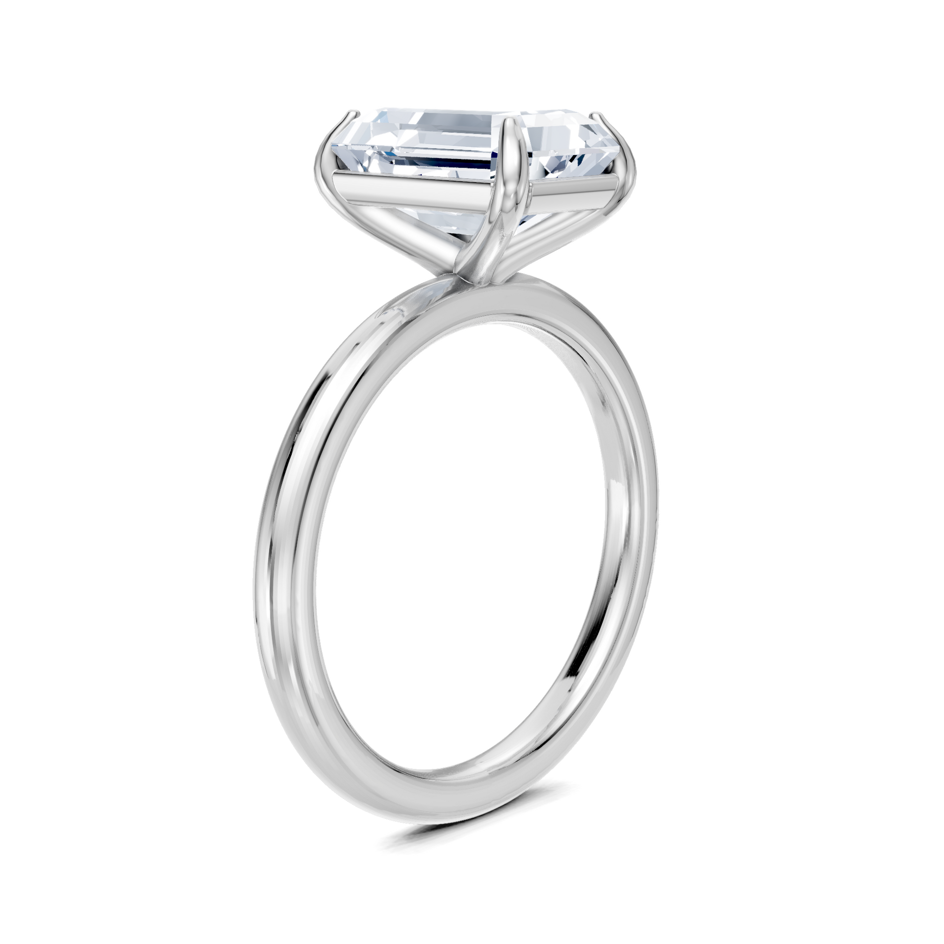 Ame Solitaire | 14k White Gold