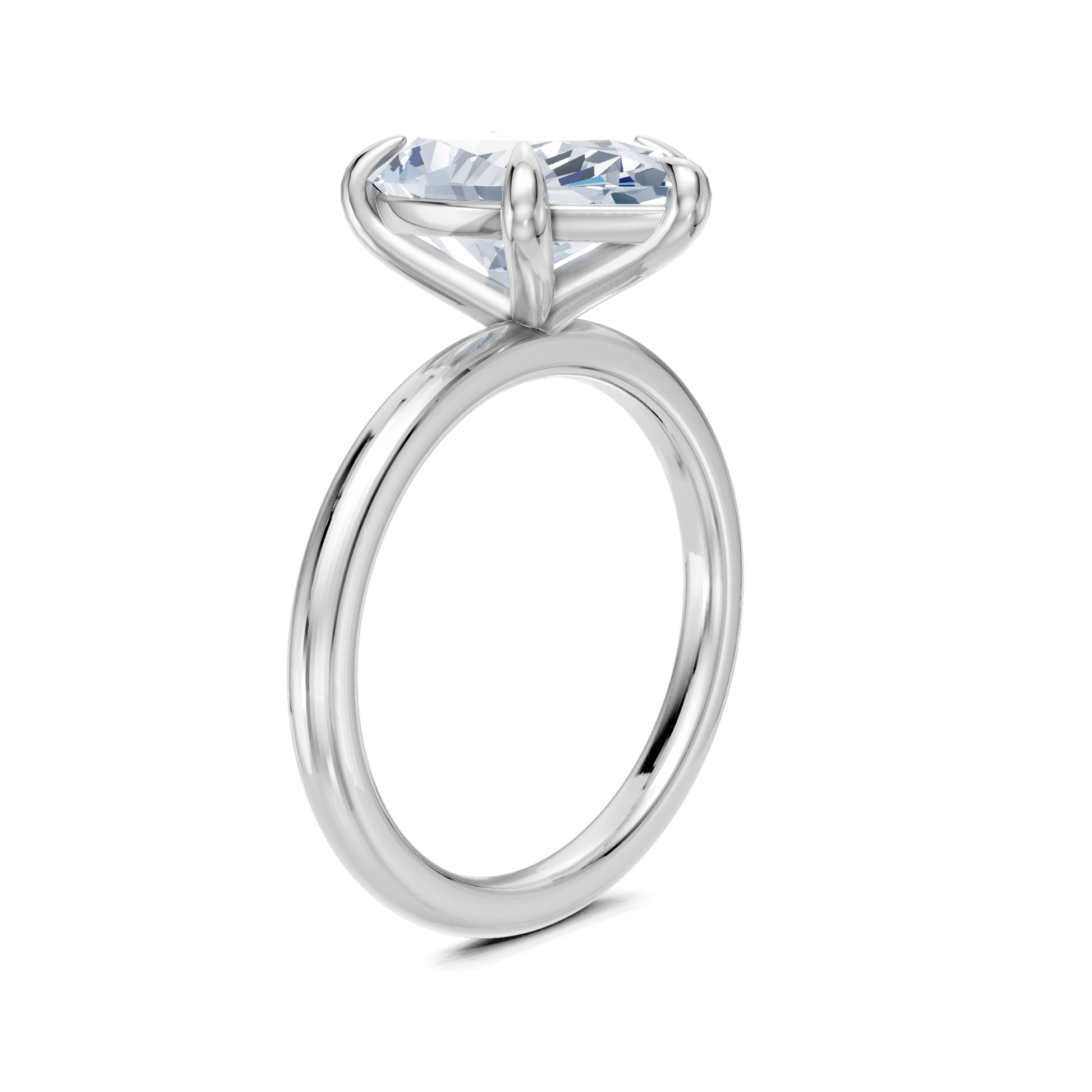 Ame Solitaire | 14k White Gold
