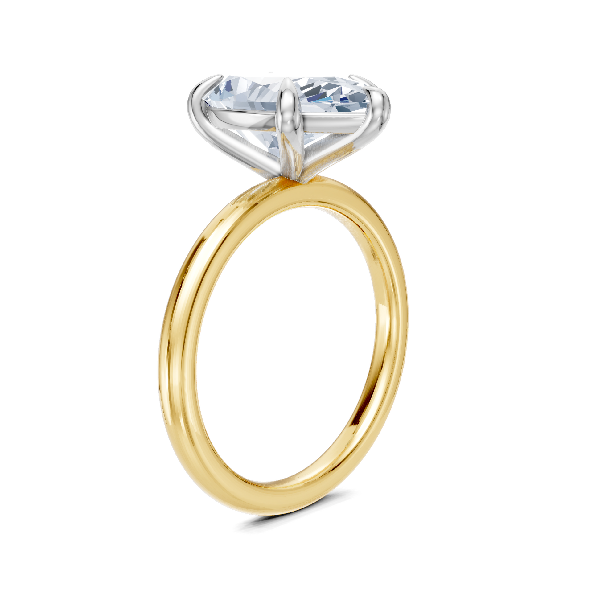 Ame Solitaire | 14k Two Tone