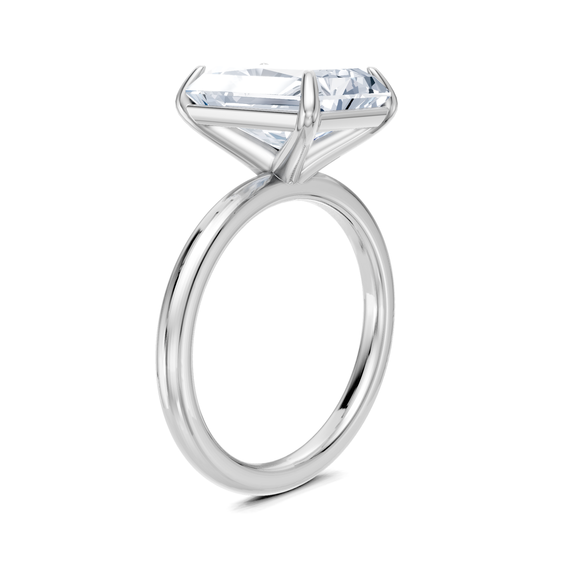 Ame Solitaire | 14k White Gold