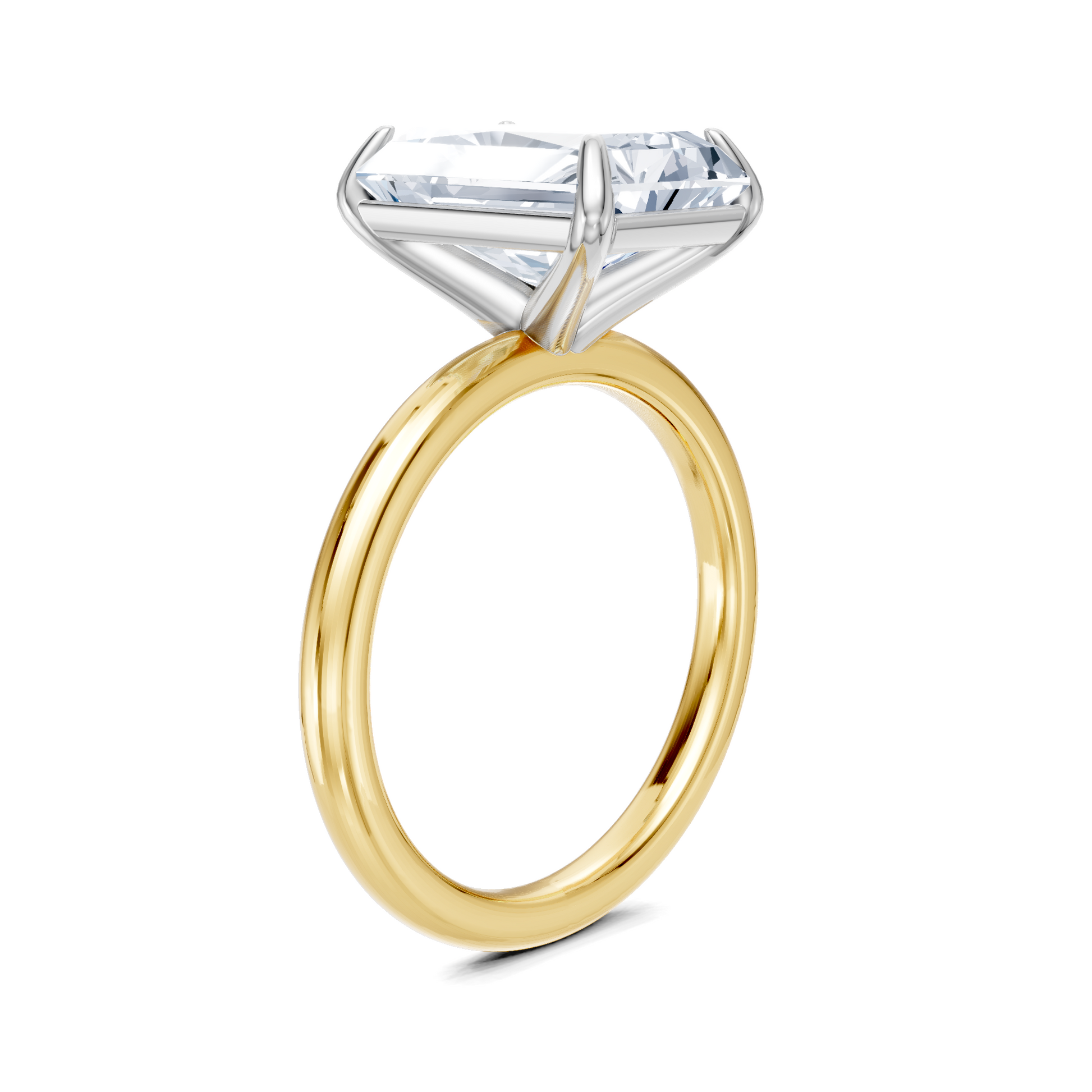 Ame Solitaire | 14k Two Tone