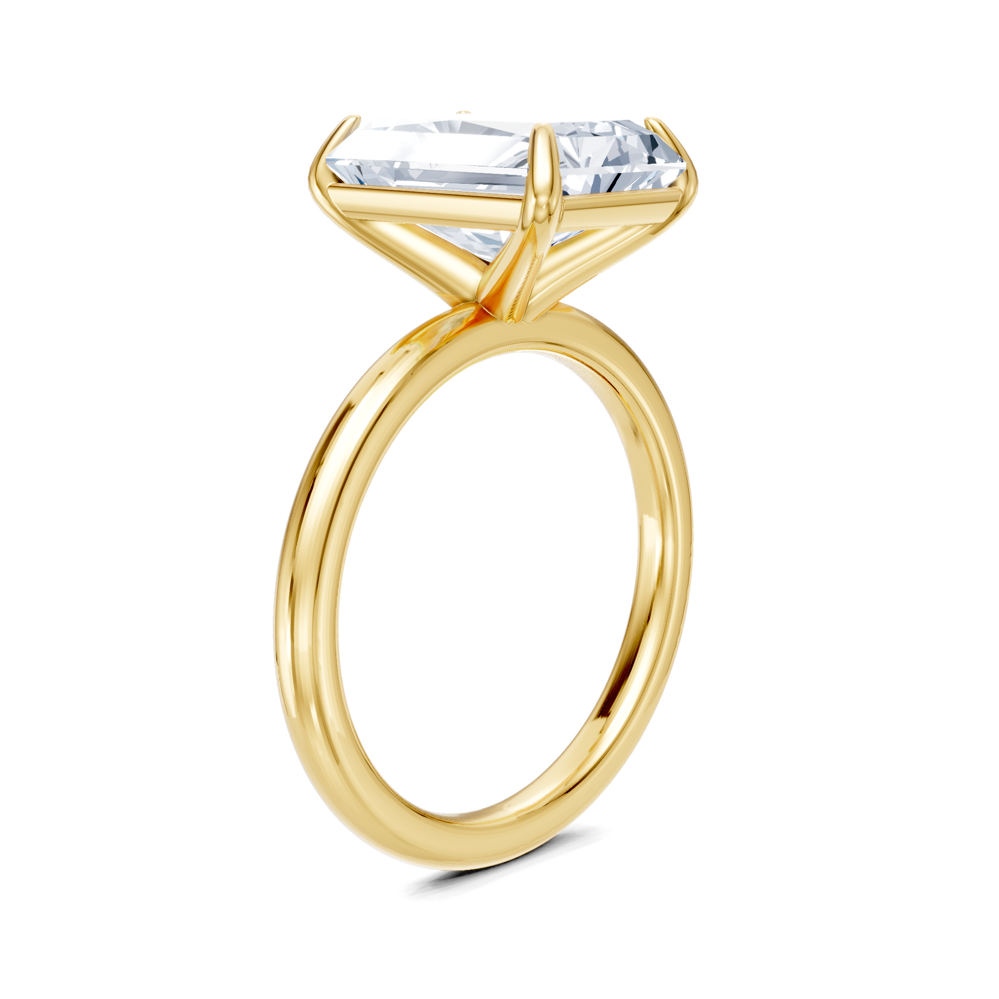 Ame Solitaire | 14k Yellow Gold